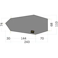 Tatonka Floor Sheet LT Kyrkja black (040)