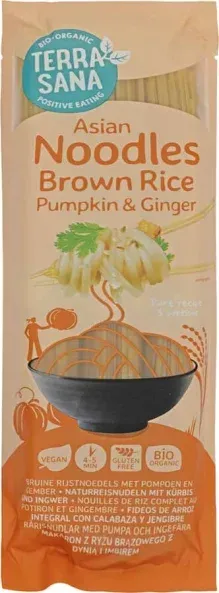 Terrasana Brown Rice,Pumpkin & Ginger Noodles bio
