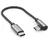 deleyCON USB-C 0,15 m Gewinkelt Schwarz