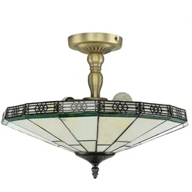 Licht-Erlebnisse Tiffany-Stil New York 2-flammig rund Buntglas/Metall