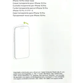 Apple iPhone 15 Pro Clear Case mit MagSafe transparent