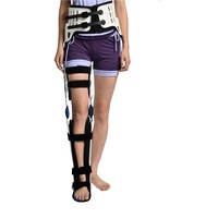 JTYX Knie-Knöchel-Fuß-Orthese-Klammer, Hüft-Knie-Knöchel-Fuß-Orthese-Beinbruch, Lähmung Der Unteren Extremitäten, Hüftgehen Mit Wanderstiefel-Klammer Fixiert