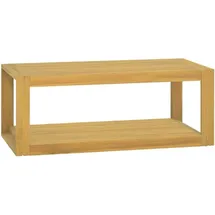 vidaXL Wand-Badregal 90x45x35 cm Massivholz Teak