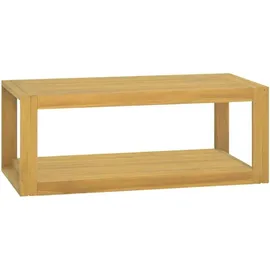 vidaXL Wand-Badregal 90x45x35 cm Massivholz Teak