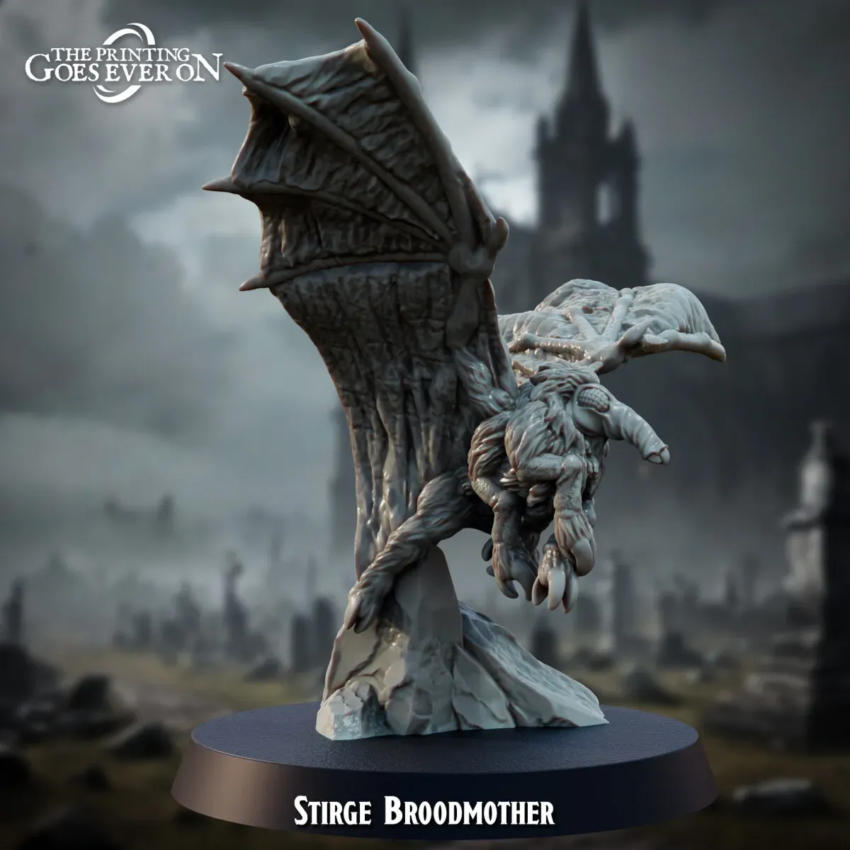 Stirge Broodmother aus Hunt Beyond the Grave von The Printing Goes Ever On
