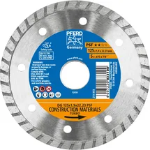 pferd tools Diamant-Trennscheibe DG PSF 125 mm x 1,9 mm x 22,23 mm