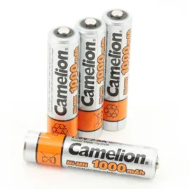 Camelion Akku AAA HR03 1,2V 1000mAh Micro NiMH 1,2 V 1000 mAh, 4 Stück -