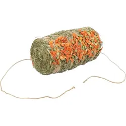 TRIXIE Heuballen mit Erbsen und Karotten für Kaninchen und Nagetiere 250 g