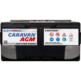 Electronicx Caravan Edition V2 AGM Batterie 120 Ah 12 V