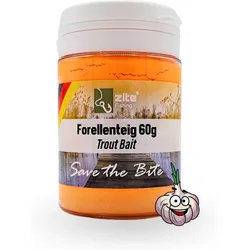 Forellenteig mit Knoblauch-Aroma 60g Orange Glitter-Forellenpaste schwimmend EINHEITSGRÖSSE