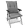 Beautissu Niederlehner Auflage 105 x 50 x 7 cm grau 4-tlg.