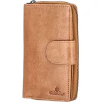 The Skandinavian Brand Damen Geldbörse cognac