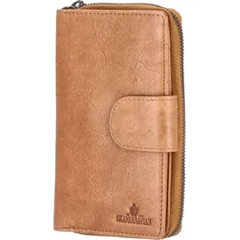 The Skandinavian Brand Damen Geldbörse cognac