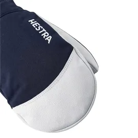 Hestra Army Leather Heli Ski Mitt Fäustlinge navy 8