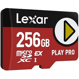 Lexar Play PRO MicroSDXC Express-Karte 256GB, bis zu 900MB/s Lesen, 600MB/s Schreiben, spieloptimiert, A2, 4K, Hochgeschwindigkeits-Speicherkarte für Handheld-Konsolen, Switch, tragbare Gaming-Geräte