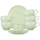 SELTMANN WEIDEN Kaffeetassen mit Untertassen 250 ml 6 x)