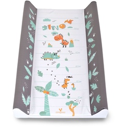 Cangaroo Wickelauflage Dino 50 x 80 cm, seitlicher Rand, abwaschbar, ab Geburt grün