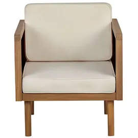 Beliani Lounge Set 5-tlg. Hellbraun