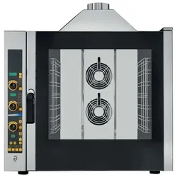 Elektronischer Gasumluftofen mit Dampf 7 Bleche GN1/1
