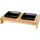 Trixie Napf-Set, Keramik/Holz 2 x 0,2 L