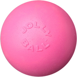 Jolly Pets Ball Bounce-n Play 20cm Pink (Bubble Gum Smell) - (JOLL068M), Hundespielzeug