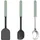 Mepal Koch-Set 3-teilig Pfannenwender/Rührlöffel/Edelstahl-Schöpflöffel Nordic Sage
