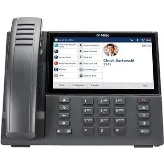 MITEL IP Telefon 6940W, Telefon, Schwarz