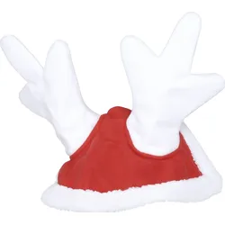 Horse Guard Rentiermütze für Pferde (Pony) - Rot - Pony