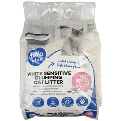 DUVO+ Katzenstreu Katzenstreu White Sensitive Baby Powder 12 kg