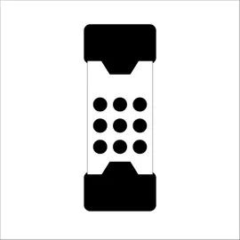 Halder Schonhammer SUPERCRAFT L.315mm Kopf-D.50mm STA hart splitterfrei Nyl.weiß