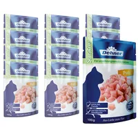 Dehner Premium Nassfutter, für Katzen, Pute, 12 x 100