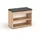 komto Sofia 60 x 48 x 32 cm braun / braun