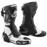 Arlen Ness Sugello Motorradstiefel, schwarz-weiss, Größe 47