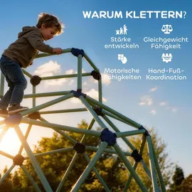 aiyaplay Klettergerüst Kletterkuppel Ø182,5 cm Blau