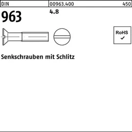 F. REYHER Nchfg. GmbH & Co. KG Senkschraube DIN 963 M2,5 x 8 2000 Stück