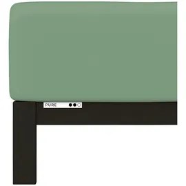 schlafgut Pure Boxspring 90 x 190 - 100 x 220 cm green mid