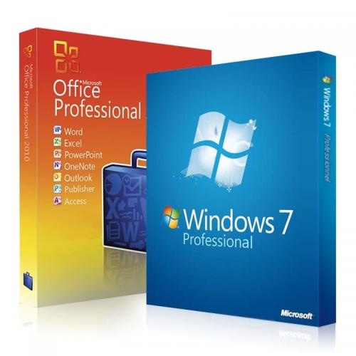 Windows 7 Professional + Office 2010 Professional 32/64Bit