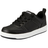 Skechers Street Boys Company Sneaker, Black Synthetic/White Trim, 38 EU - 38 EU