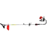 Benzin Stab-Heckenschere - 52cc 2‐Takt - Teleskop 2,7 m - 40 cm Messer - Für Garten - Rot