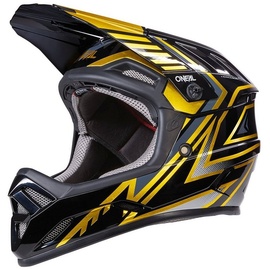 O'Neal Oneal Backflip Knox Downhill Helm (Black/Gold,L (59/60))