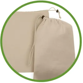 OEM Gartenhängematte Im Brasilianischen Boho-Stil 190x150 cm, Beige, 120 kg Belastbarkeit, Mit Fransen, Aufbewahrungstasche 2 Seilen, Baumwolle-Polyester, Outdoor Indoor