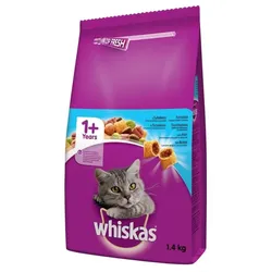 WHISKAS Adult 1.4kg - Katzentrockenfutter mit Thunfisch und Gemüse