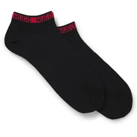 hugo underwear Freizeitsocken HUGO UNDERWEAR "2P AS TAPE CC", Herren, Gr. 39-42, schwarz (schwarz 001), Baumwollmischung, unifarben, Socken, mit Logo