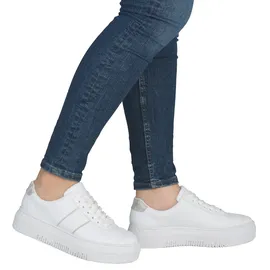Rieker Plateausneaker Silber/Weiß Damen 43