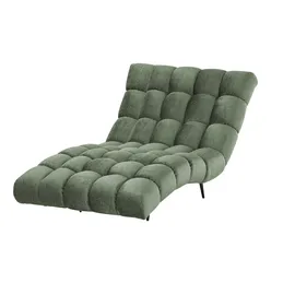 Switch Relaxliege Delphi Velours 120 x 84 x 168 cm Grün