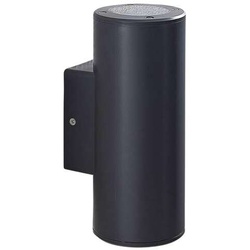 Lindby - Nati Round Außen Wandleuchte IP54 Dark Grey - cm - 9 cm - 21.5 cm