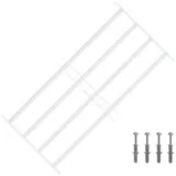 vidaXL Sicherheitsgitter für Fenster mit 4 Querstangen 63-114 cm