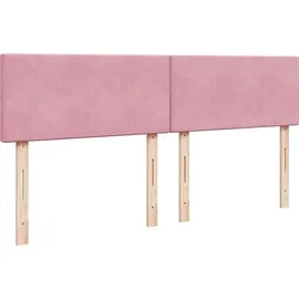 vidaXL Boxspringbett 180 x 200 cm Rosa