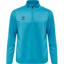 hummel Core XK Poly 1/2-Zip Trainings-Top Herren blue danube M