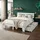 Homestyle4u Holzbett 140 x 200 cm Weiß
